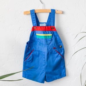 Vintage IZOD Lacoste Primary Color overalls